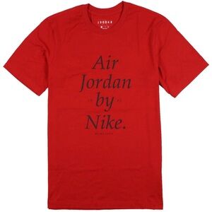 Jordan boys Air Jordan by Nike T-Shirt Small Red Black size medium